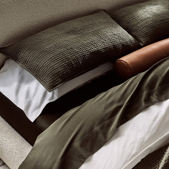 ❤️BUY 2 GET 1 FREE CB2 EUROPEAN FLAX™-Certified Linen White King Duvet Cover - Picture 5 of 12